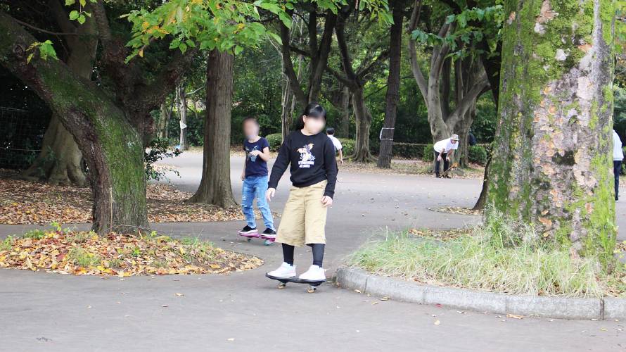 小金井公園　スケートボード　ブレイブボード練習場